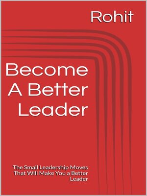 cover image of Become a Better Leader